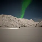 View Of Aurora Borealis アパート トロムソ